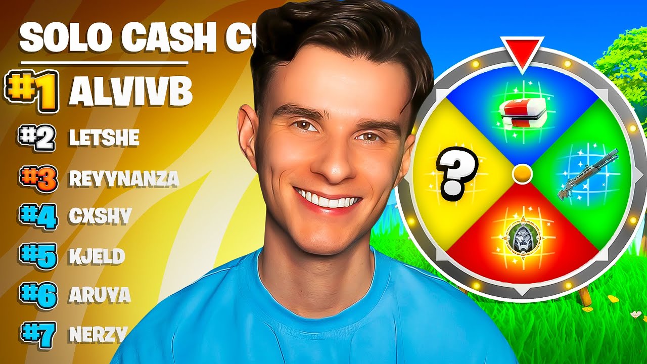 JEDE RUNDE ⇨ AM RAD DREHEN IM FORTNITE SOLO CASH CUP