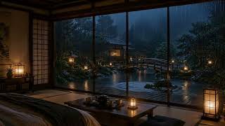 Mental Stillness 432Hz 🌧️ Fall Asleep Fast with Forest Rain &amp; Slow Healing Piano (3 Hours)