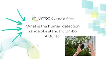 How far can an Umbo AiBullet see a person?