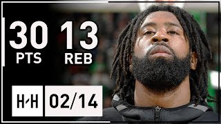 DeAndre Jordan Career-HIGH Full Highlights Clippers vs Celtics (2018.02.14) - 30 Points, 13 Reb!