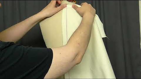 Draping a Back Bodice Sloper