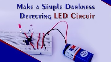 Dark Detecting LED Circuit using LDR and 555 Timer IC