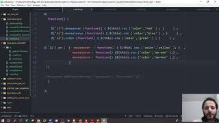 The jQuery Libary - Events, effects, DOM (3/4)