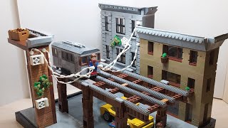 LEGO MOC Spider-Man Man 2 stop train scene MOC MARVEL