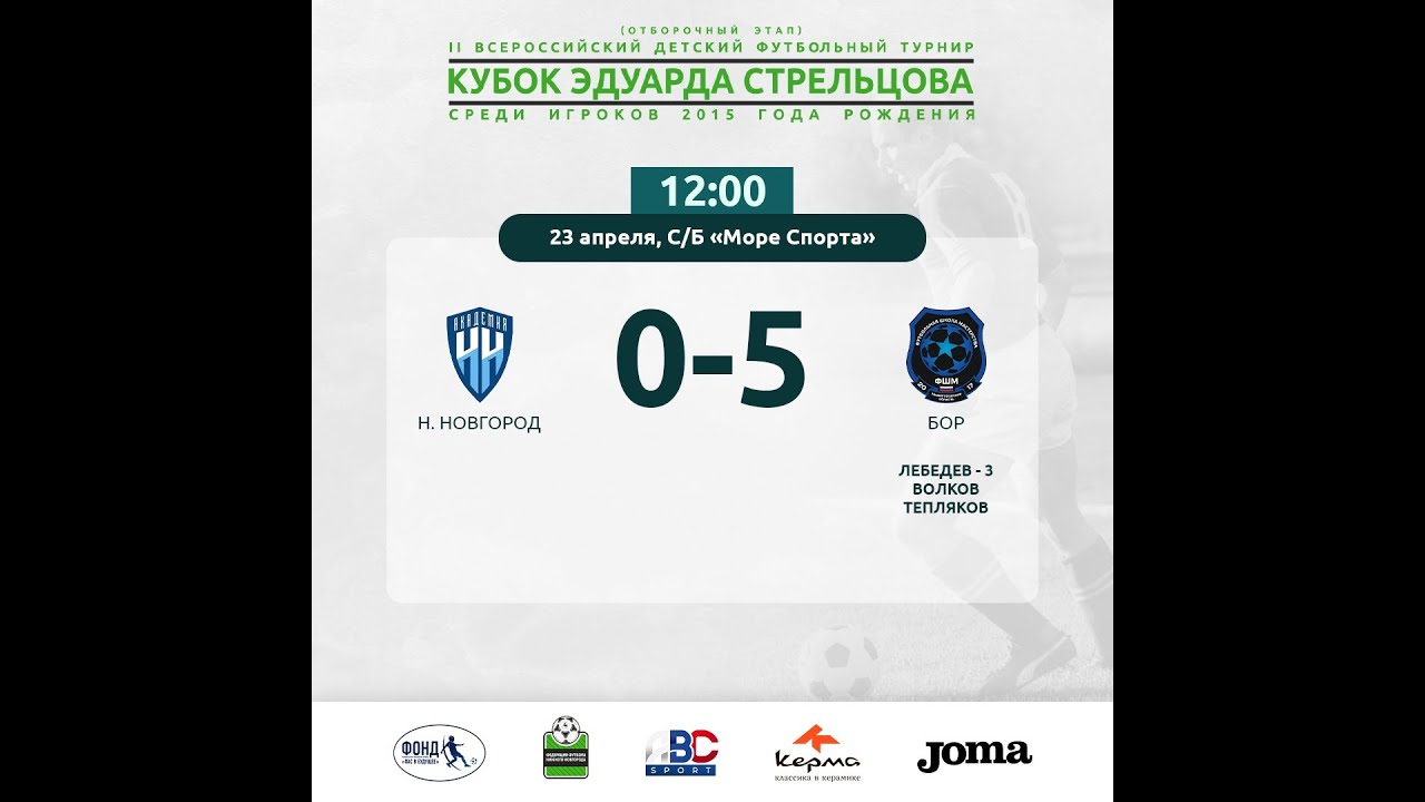 Академия РЦПФ 2015 Синие (Нижний Новгород) - ФШМ 2015 (Бор) 1 тайм ...