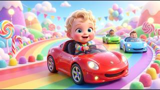 Zoom Zoom Race Car Song 🚗 | Learn 123 for Kids | Fun Baby Car Rhyme