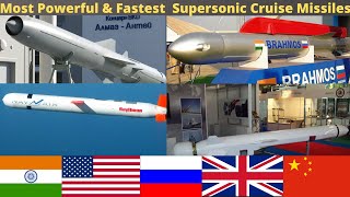 The Top 10 Deadliest Fastest \& Most Powerful Supersonic Cruise Missiles Currently in the World(2020)