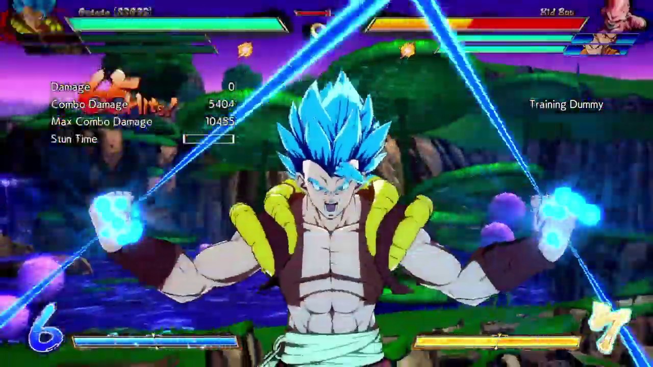 ssb gogeta + vegito c assist and ssj goku A assist combo link concept