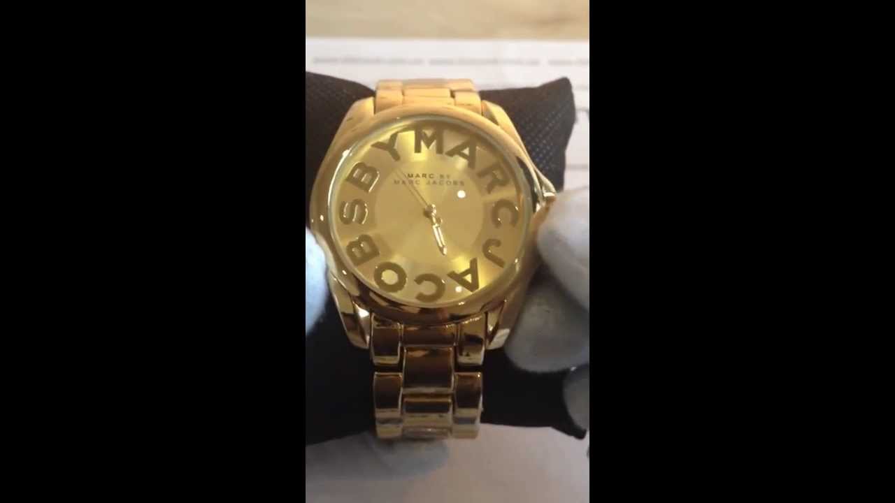 Часы by Marc Jacobs classic full gold от интернет-магазина часов www.oncover.com.ua