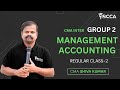 CMA INTER | GROUP -2 MANAGEMENT ACCOUNTING | BY CMA SHIVA KUMAR