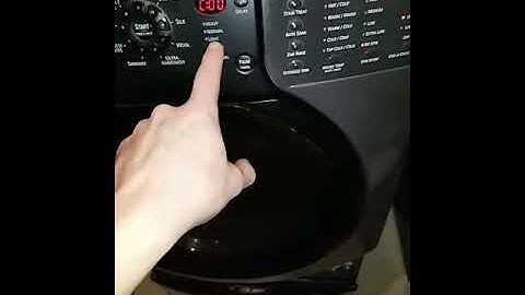 Service Mode Kenmore washer 11042936200