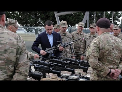 საქართველოს თავდაცვის ძალები ახალი M249 ტიპის მსუბუქი ტყვიამფრქვევებით აღიჭურვა