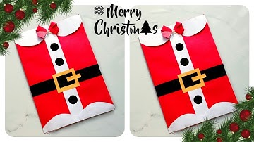 Ideas to make a simple Christmas card by yourself Christmas Day 🧑‍🎄☃️🌲