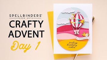 Spellbinders 2024 Crafty Advent Calendar - Day 1