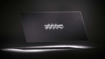 3D Business Card Animation | Blender, Cinema 4D & Redshift