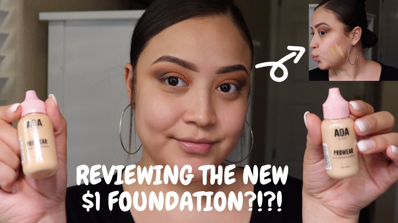 REVIEWING THE NEW MISS A DOLLAR FOUNDATION + WEAR TEST