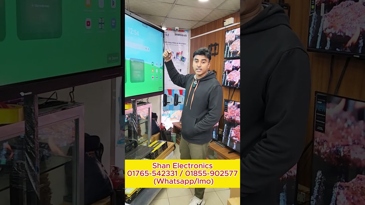 4K Touch Screen Smart Tv Price In Bangladesh🔥Interactive Flat Panel😱 65 inch 4k TV\