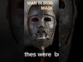 👉🏻PART 2...WHO'S HE IN THE IRON MASK ,see PART 1👈#history #creepy #fypシ