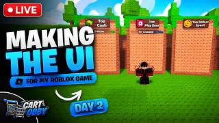 🔴 LIVE | Making UI for My Roblox Game Day 2