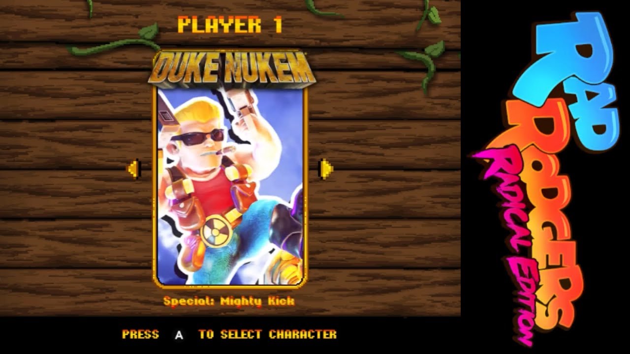 Rad Rodgers (Nintendo Switch) - Playing as Duke Nukem