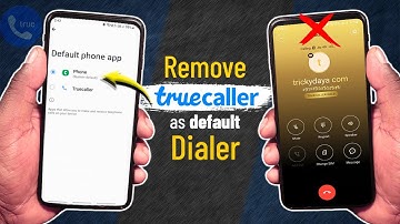 How to Remove Truecaller as Default Dialer | truecaller ko default se kaise hataye @TrickyDaya