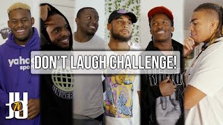 Don&#39;t Laugh Challenge With Teammates //JuJu Smith-Schuster