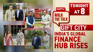 NDTV Walk the Talk LIVE CEO Rahul Kanwal In Conversation With The Brilliant Minds Of GIFT City