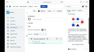 Atlassian BitBucket pull request demo