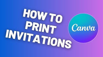 How to Print Invitations from Canva