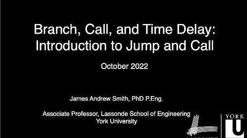 Branch, Call, and Time Delay: Introduction to Jumping and Calling