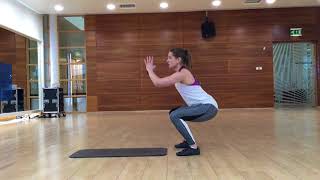 SQUAT PULSE - GLUTES