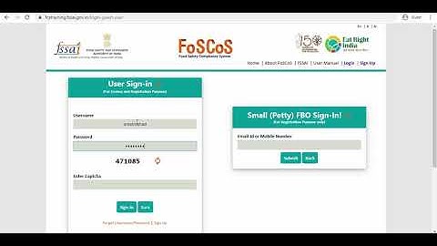 Endorsement of Fortified Products - FoSCoS | FSSAI