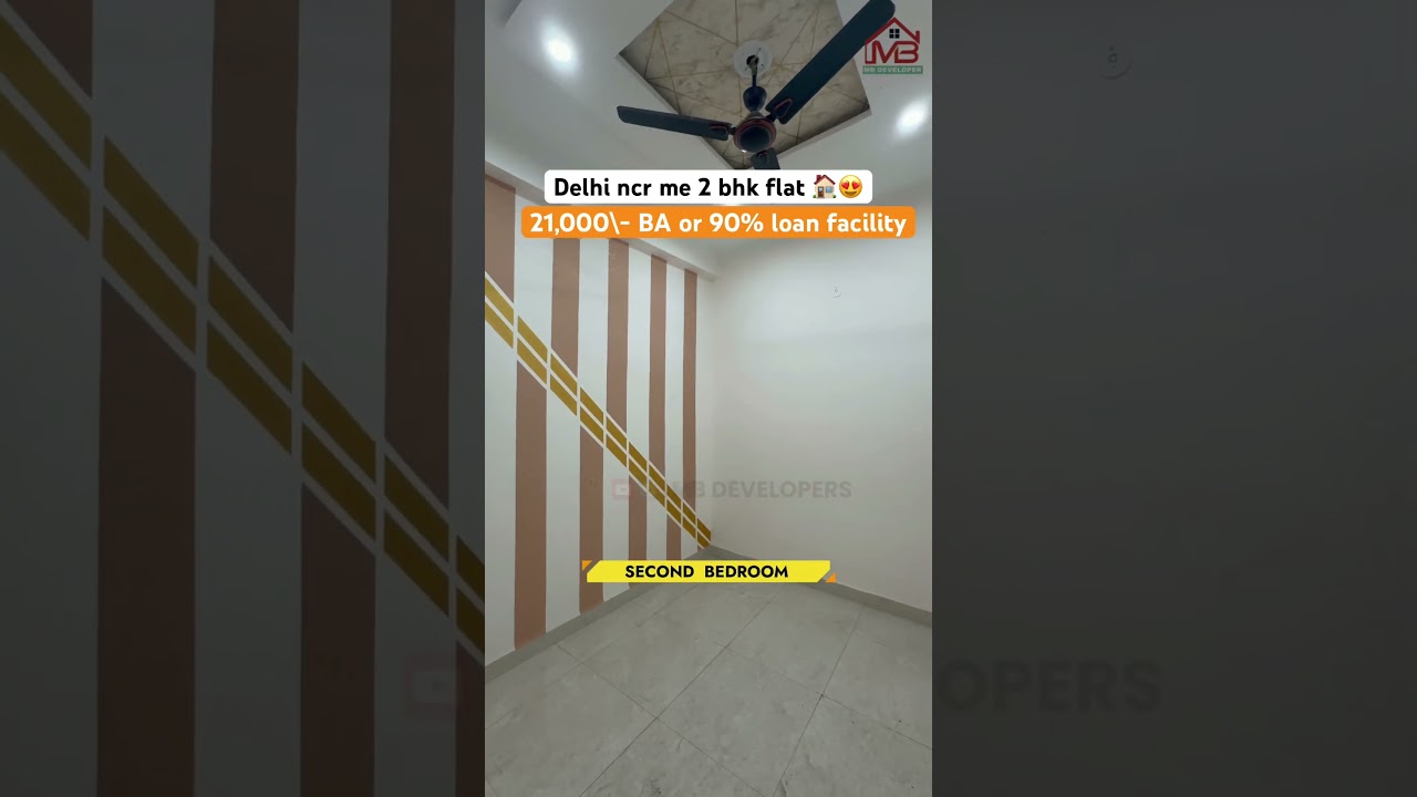 Upto 90% loan facility or 21,000\- me book karo 2 BHK flat 😍🏠