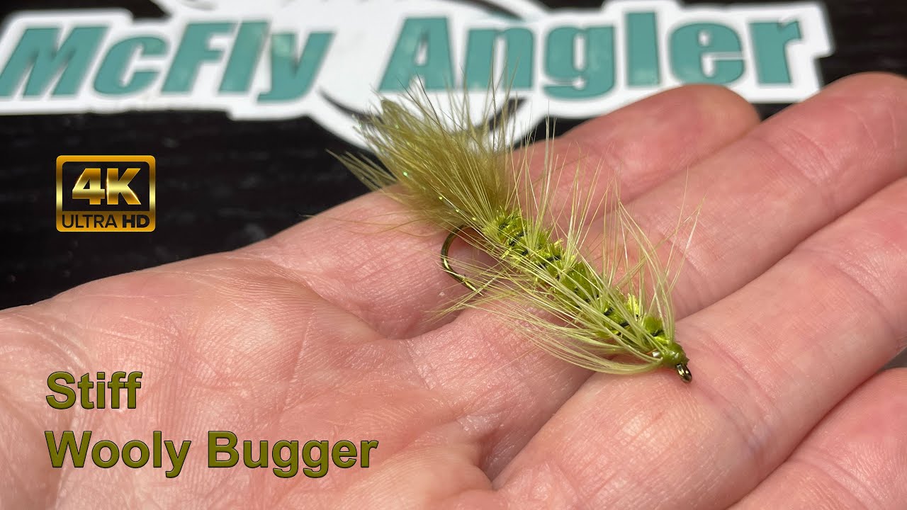 Stiff Wooly Bugger - With Fly Tester Footage - McFly Angler Fly