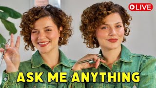 ANSWERING YOUR MOST FAQ QUESTIONS ABOUT CURLY HAIR LIVE