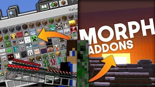 Morph Mod V4 For Minecraft Pocket Edition 1.18 | Morph Mod For Minecraft PE Like Java Edition