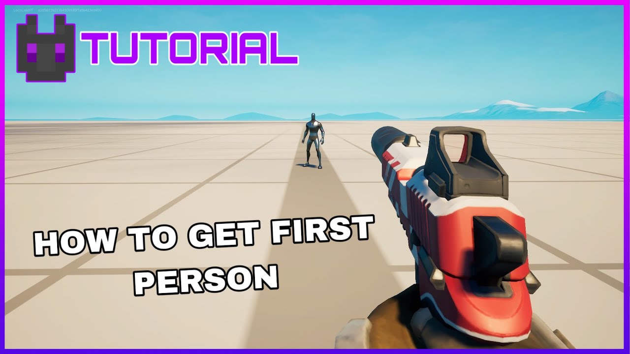 How to get FIRST PERSON in FORTNITE | Fortnite Tutorials