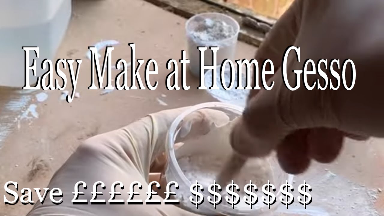 How To Make Homemade Gesso, Two Easy Methods To Make DIY Gesso At Home, 100% Working