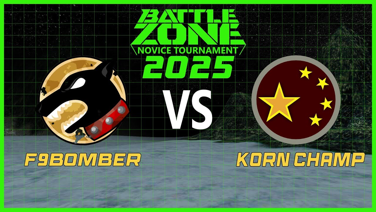 Battlezone 98 REDUX | 2025 Novice Tournament | F9bomber vs Korn Champ | Grizzly Gulch