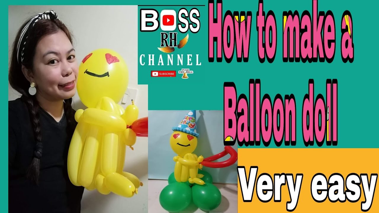 How To Make Doll Balloon Youtube