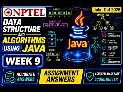 NPTEL Data Structure and Algorithms Using Java | Week 9 Assignment Answers 2026 | #dsa  #java