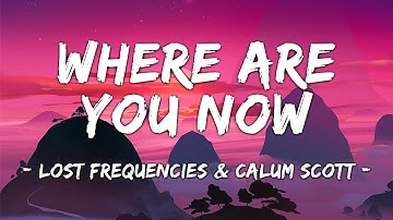 [1 HOUR LOOP] Where Are You Now - Lost Frequencies & Calum Scott (Lyrics)