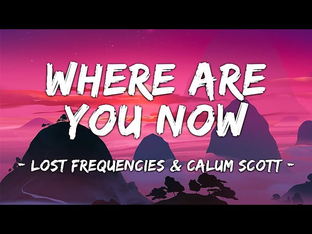 [1 HOUR LOOP] Where Are You Now - Lost Frequencies & Calum Scott (Lyrics) class=