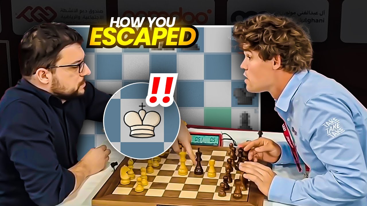 Magnus Carlsen's magical escape! | Carlsen vs MVL | FIDE World Rapid 2025