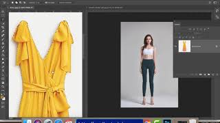 Fashion Designing Using Photoshop - FREE DEMO - Replace & Adjusting dress on female screenshot 4