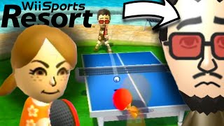 This guy is BETTER than Lucia, change my mind... (Wii Sports Resort Table Tennis)