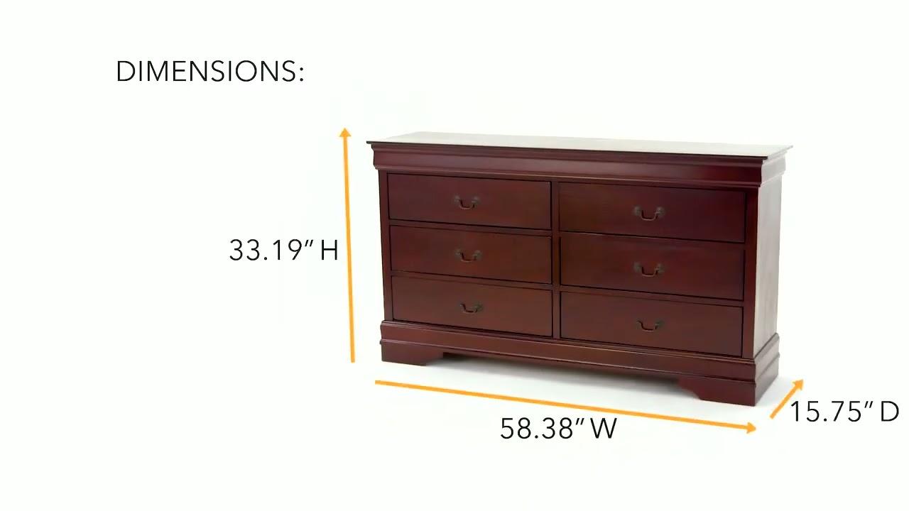 alisdair dresser dark brown Ashley Alisdair Dresser Brown main image 0