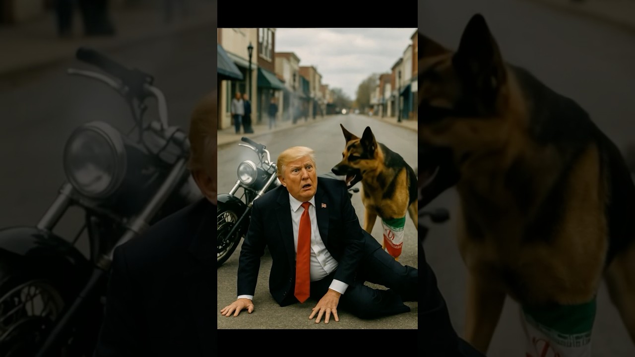 Is that true donald trump scared to Ali Khamenei's dog? 