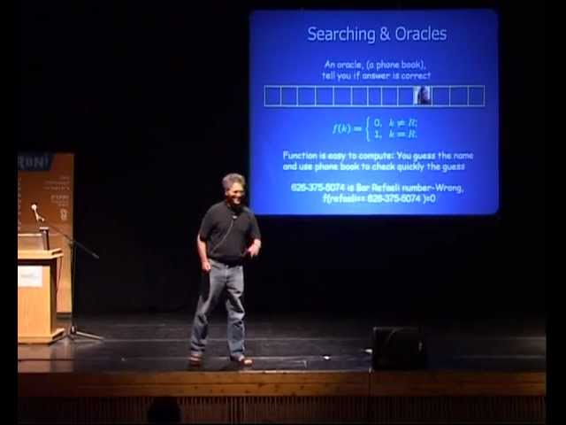 Joseph Avron Technion Should Biologists care about quantum computers?