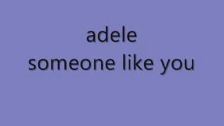 adele someone like you